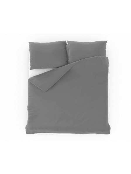 Kvalitex Egyszínű pamut ágyneműhuzat 140x200, 70x90cm világosszürke Kvalitex