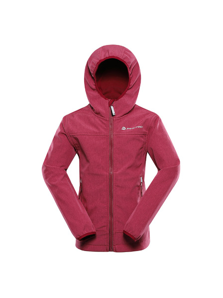 ALPINE PRO Gyerek softshell kabát membránnal ALPINE PRO OMANO 2 málna