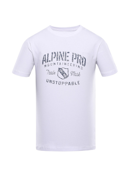 ALPINE PRO ALPINE PRO SUMEK férfi pamut póló fehér változat