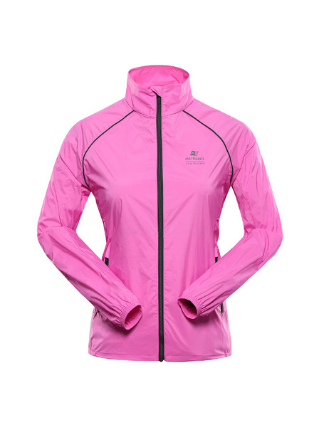 ALPINE PRO ALPINE PRO SPINA 2 női ultrakönnyű dzseki DWR kezeléssel neon rózsaszín