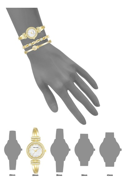 Anne Klein Arany női óra és ékszer szett Anne Klein