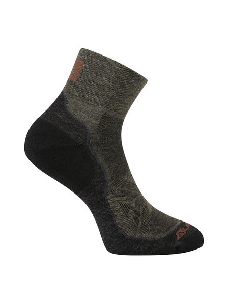 ALPINE PRO Antibakteriális zokni merino gyapjúból ALPINE PRO DERERE stone gray