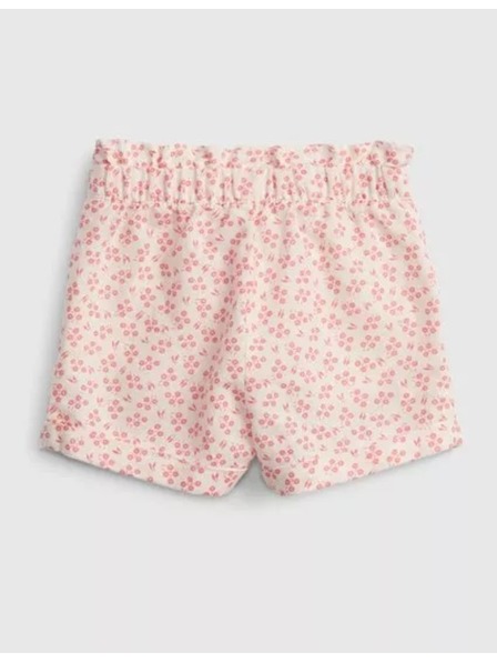 GAP Baby len virágmintás rövidnadrág Utility GAP