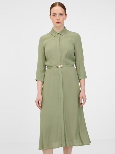 Orsay ORSAY khaki női midi ingruha