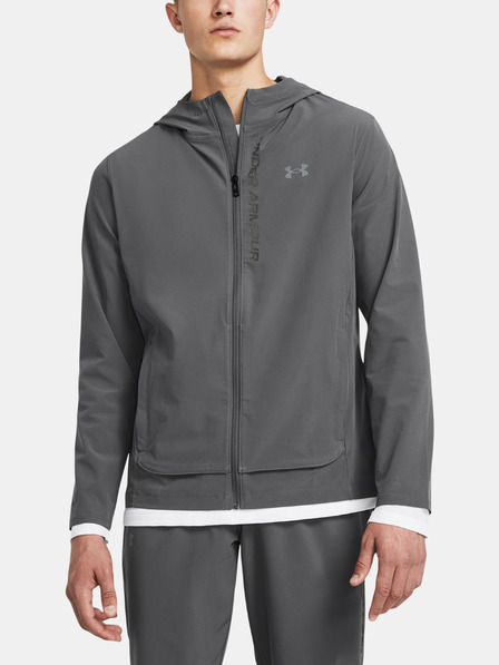Under Armour Férfi dzseki Under Armour UA OUTRUN THE STORM JACKET-GRY