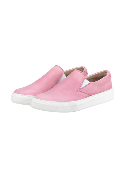 Vasky Női bőr slip on rózsaszín - tavaszi / őszi csizma VASKY