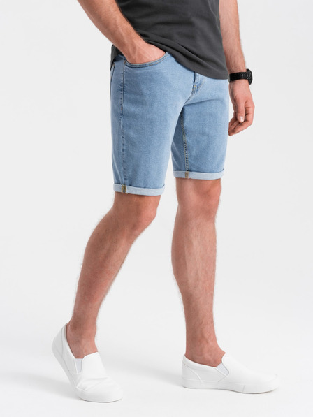 Ombre Clothing Férfi farmer short felhajtott szárral Ombre Clothing