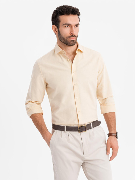 Ombre Clothing Pasztell pamut férfi oxford ing Ombre Clothing