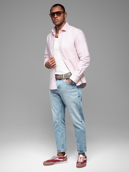 Ombre Clothing Férfi pamut oxford ing pasztell színekben Ombre Clothing
