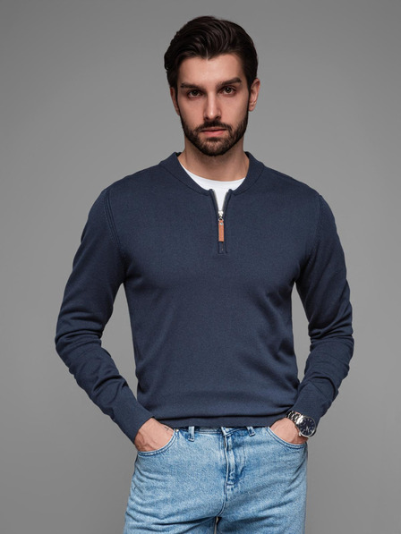 Ombre Clothing Ombre Clothing férfi kötött pulóver strukturált pöttyökkel