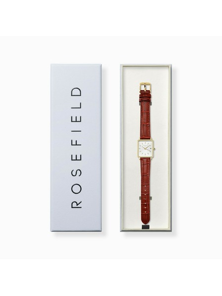 Rosefield Rosefield Boxy XS Barna Bőr Női Óra QWBLG-Q55