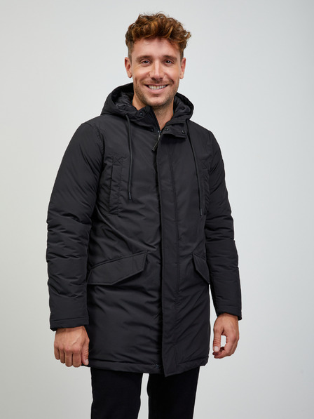 ZOOT.lab Fekete férfi kapucnis parka ZOOT.lab Charls