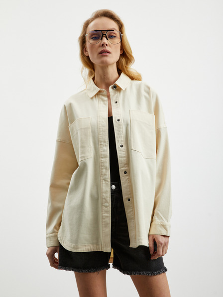 ZOOT.lab Krémszínű női oversize top ZOOT.lab Becca