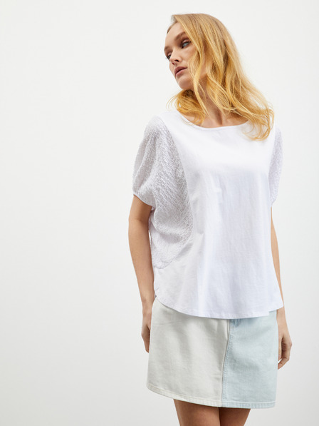 ZOOT.lab Fehér női oversize póló ZOOT.lab Kayla Kayla