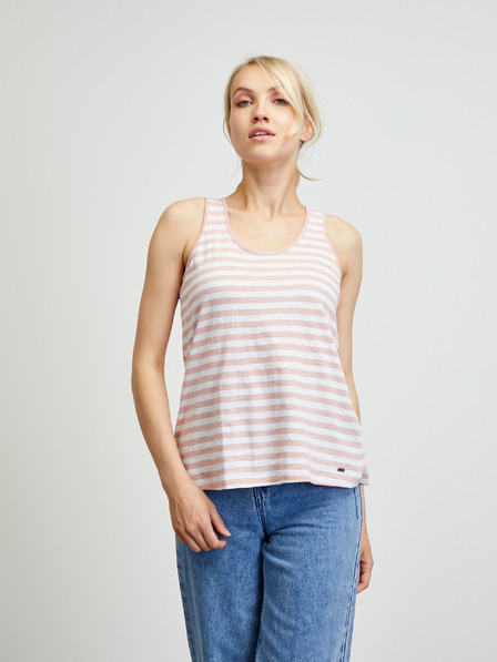 ZOOT.lab Fehér és rózsaszín női csíkos tank top ZOOT.lab Josefina