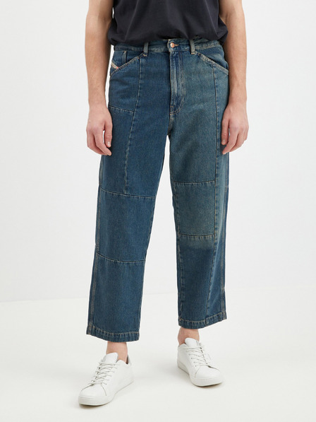 Diesel Kék férfi egyenes szabású farmernadrág Diesel D-Fran-Sp Pantaloni