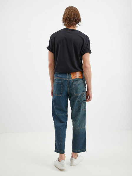 Diesel Kék férfi egyenes szabású farmernadrág Diesel D-Fran-Sp Pantaloni